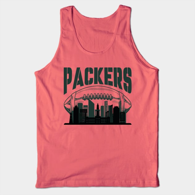 packers football Tank Top by soft and timeless